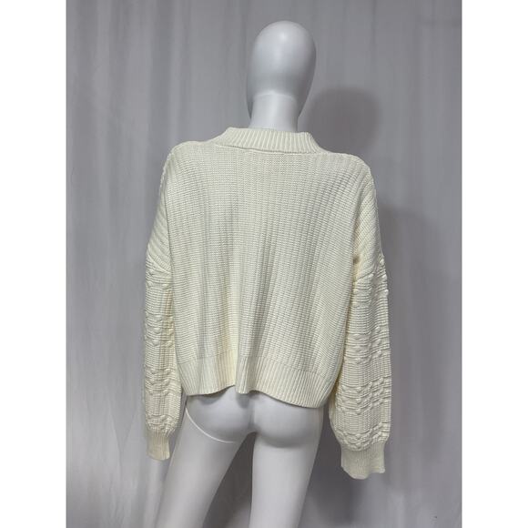 Tuckernuck 'Bobble' White Cardigan Size M - Picture 3 of 5